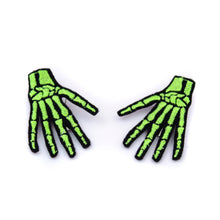 Load image into Gallery viewer, Skeleton Hand Hair Clips: Pink