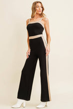Load image into Gallery viewer, KNIT CONTRAST JUMPSUIT