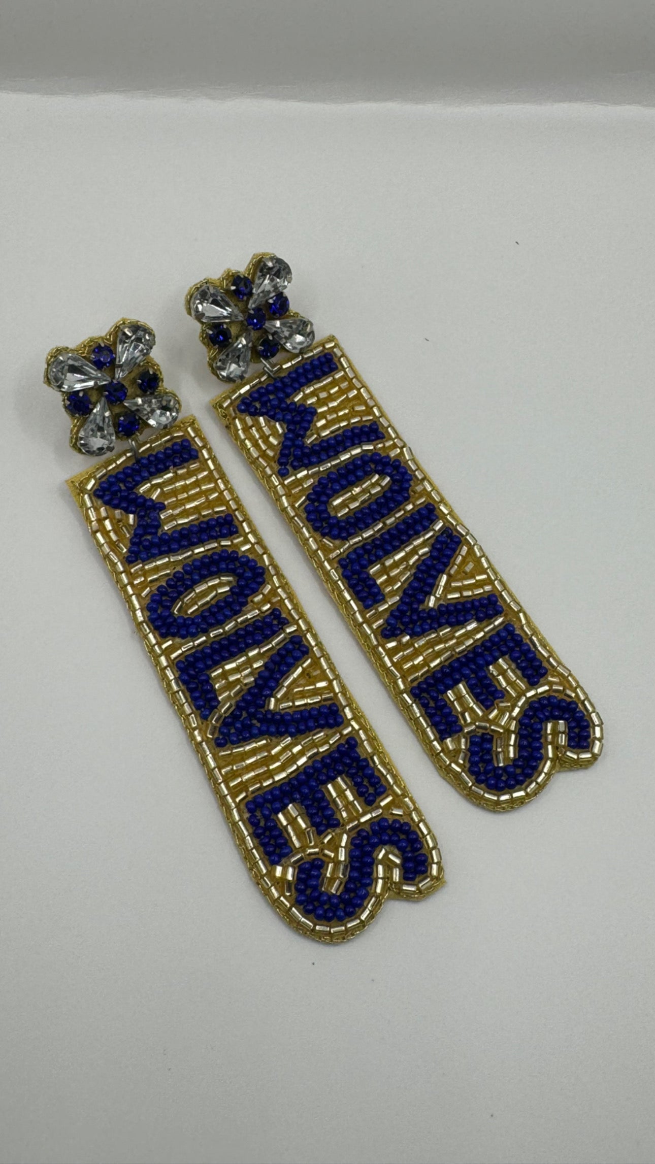 Wolves Blingy Earrings