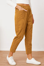 Load image into Gallery viewer, Pocketed Elastic Waist Pants