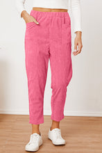 Load image into Gallery viewer, Pocketed Elastic Waist Pants