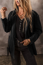 Load image into Gallery viewer, Pocketed Long Sleeve Denim Jacket