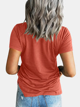 Load image into Gallery viewer, Pocketed V-Neck Short Sleeve T-Shirt