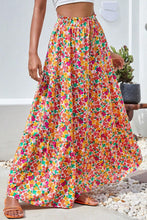 Load image into Gallery viewer, Printed Elastic Waist Maxi Skirt
