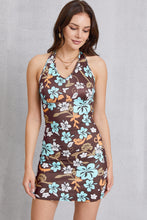 Load image into Gallery viewer, Printed Halter Neck Mini Dress