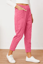 Load image into Gallery viewer, Pocketed Elastic Waist Pants