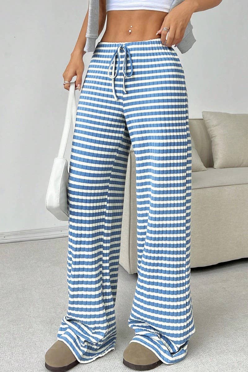 *SALE* Summer Striped Drawstring Pants