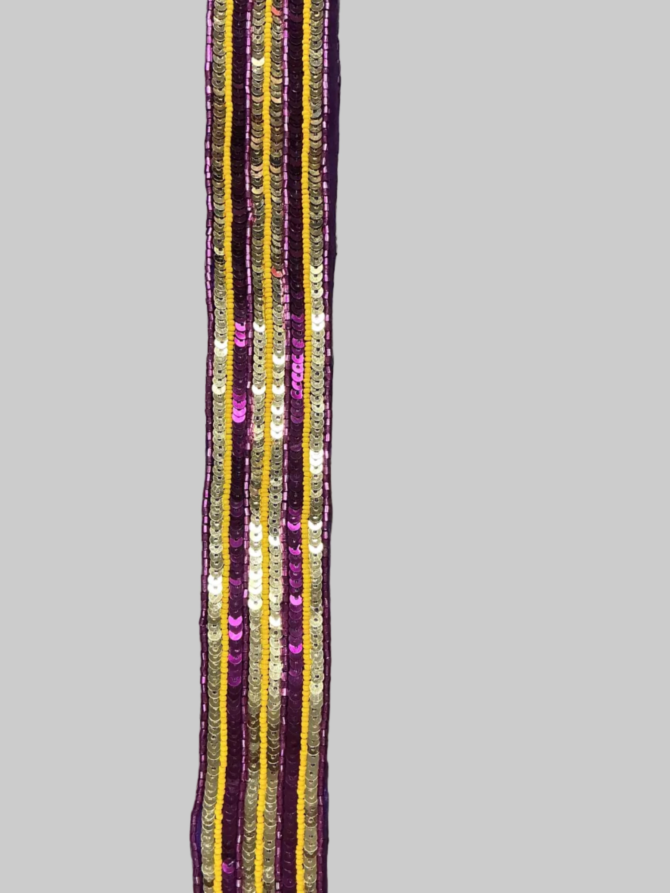 LSU Sequin Purse Strap - Game day