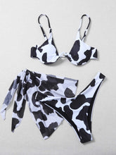 Load image into Gallery viewer, Printed Spaghetti Strap Three-Piece Swim Set