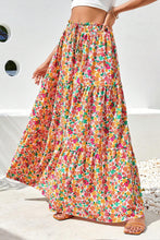Load image into Gallery viewer, Printed Elastic Waist Maxi Skirt