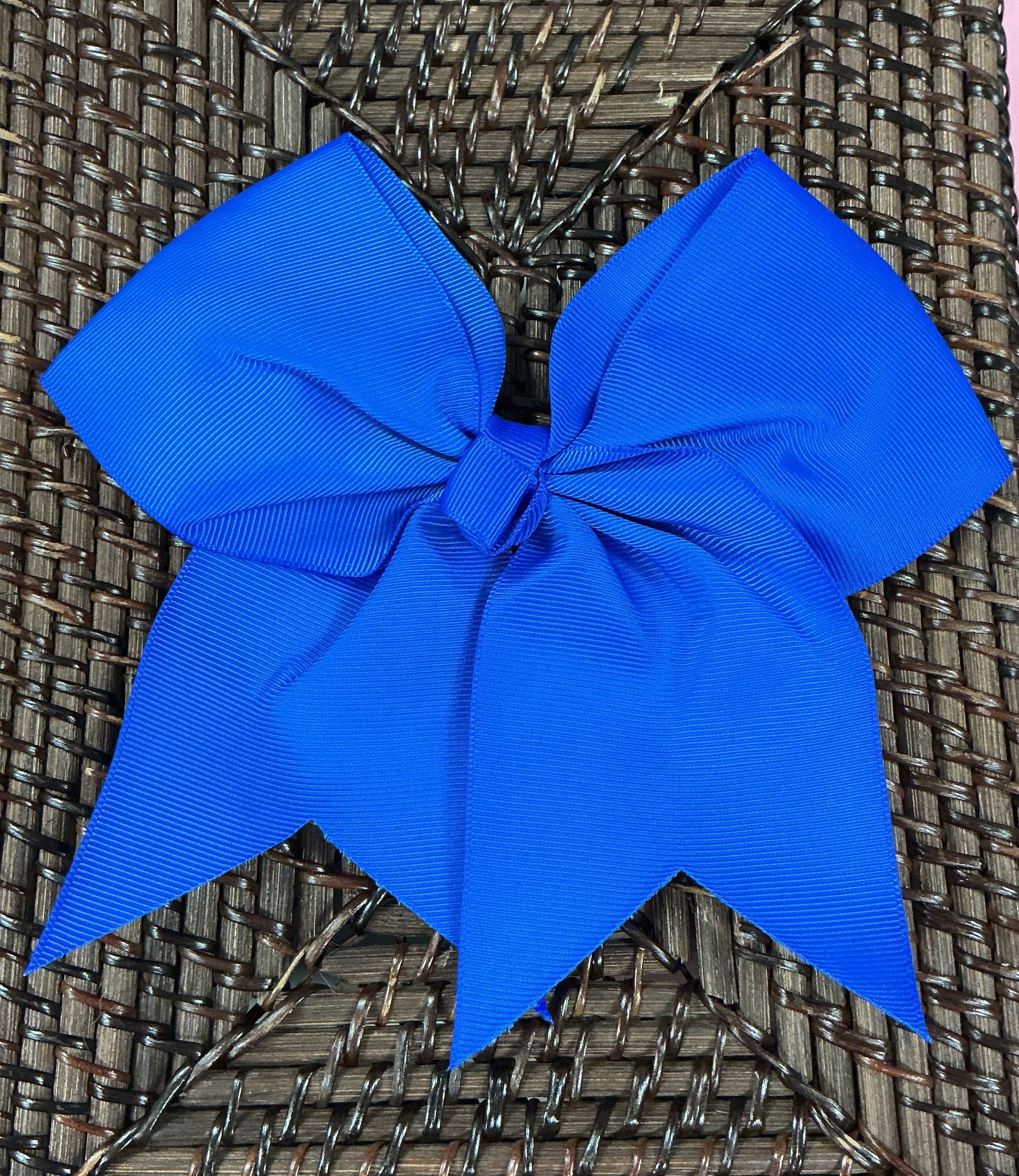 Big Solid Cheer Bow with Alligator Clip - Game Day