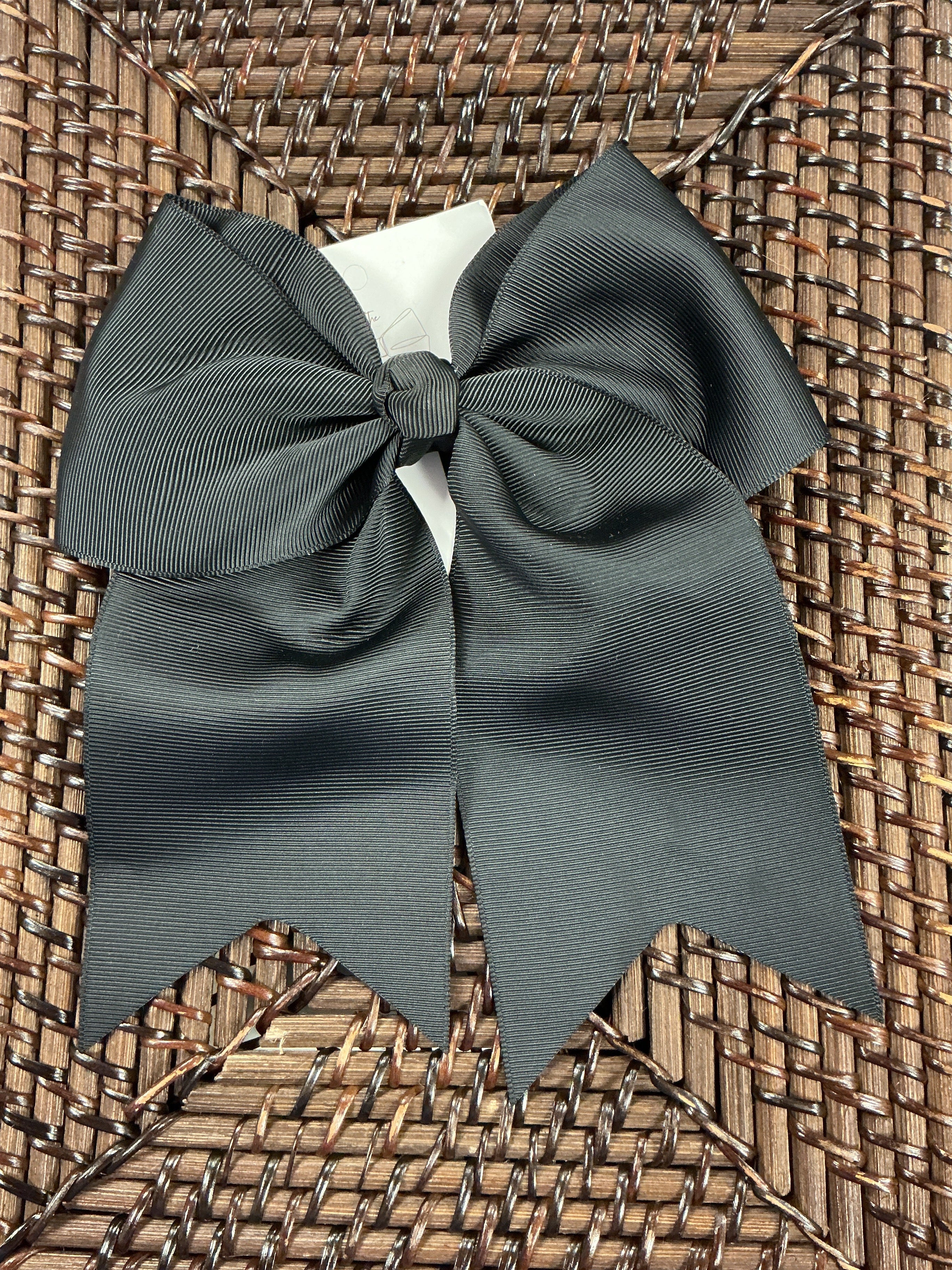 Big Solid Cheer Bow with Alligator Clip - Game Day