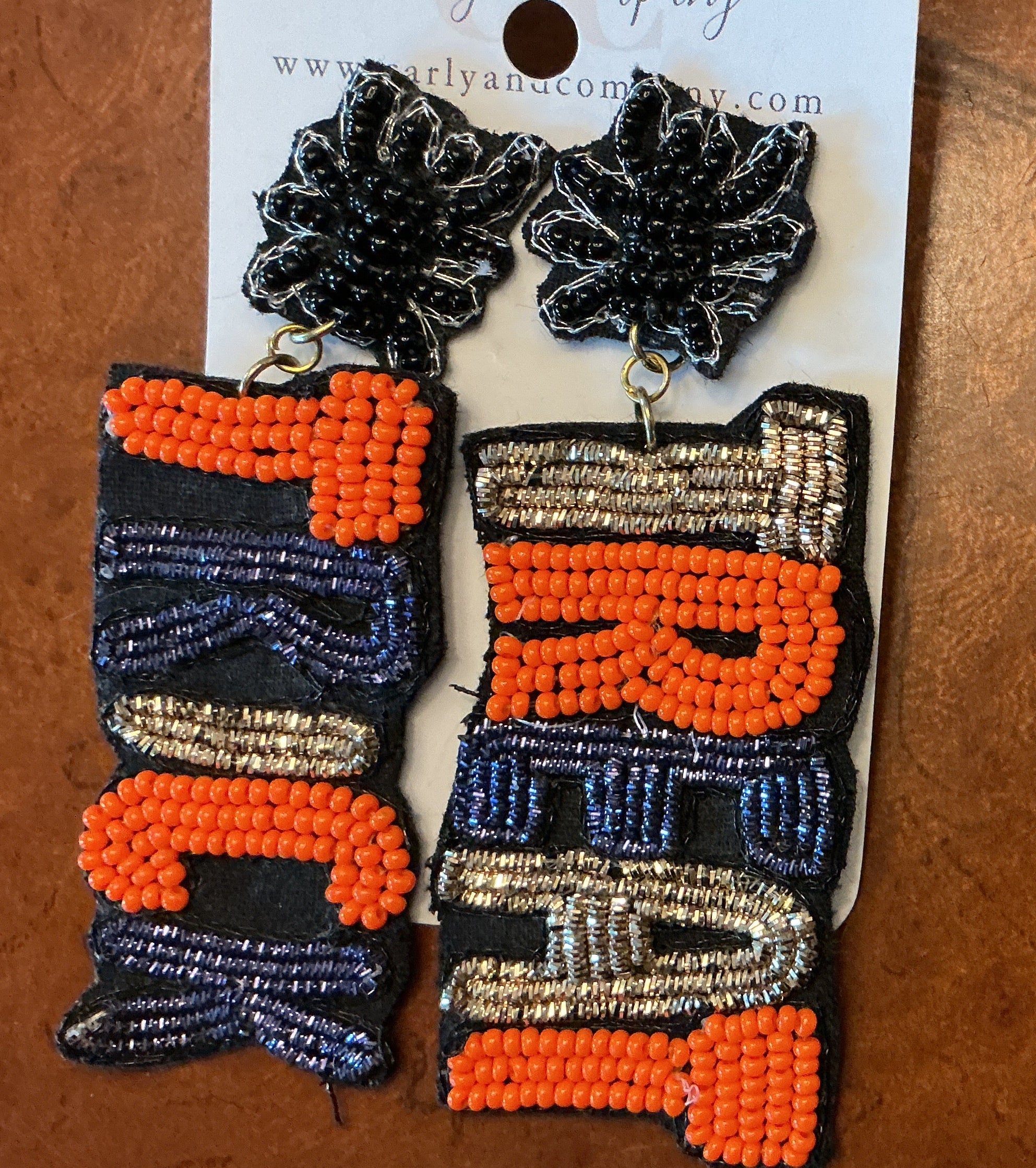 *Sale* Halloween Beaded Earrings