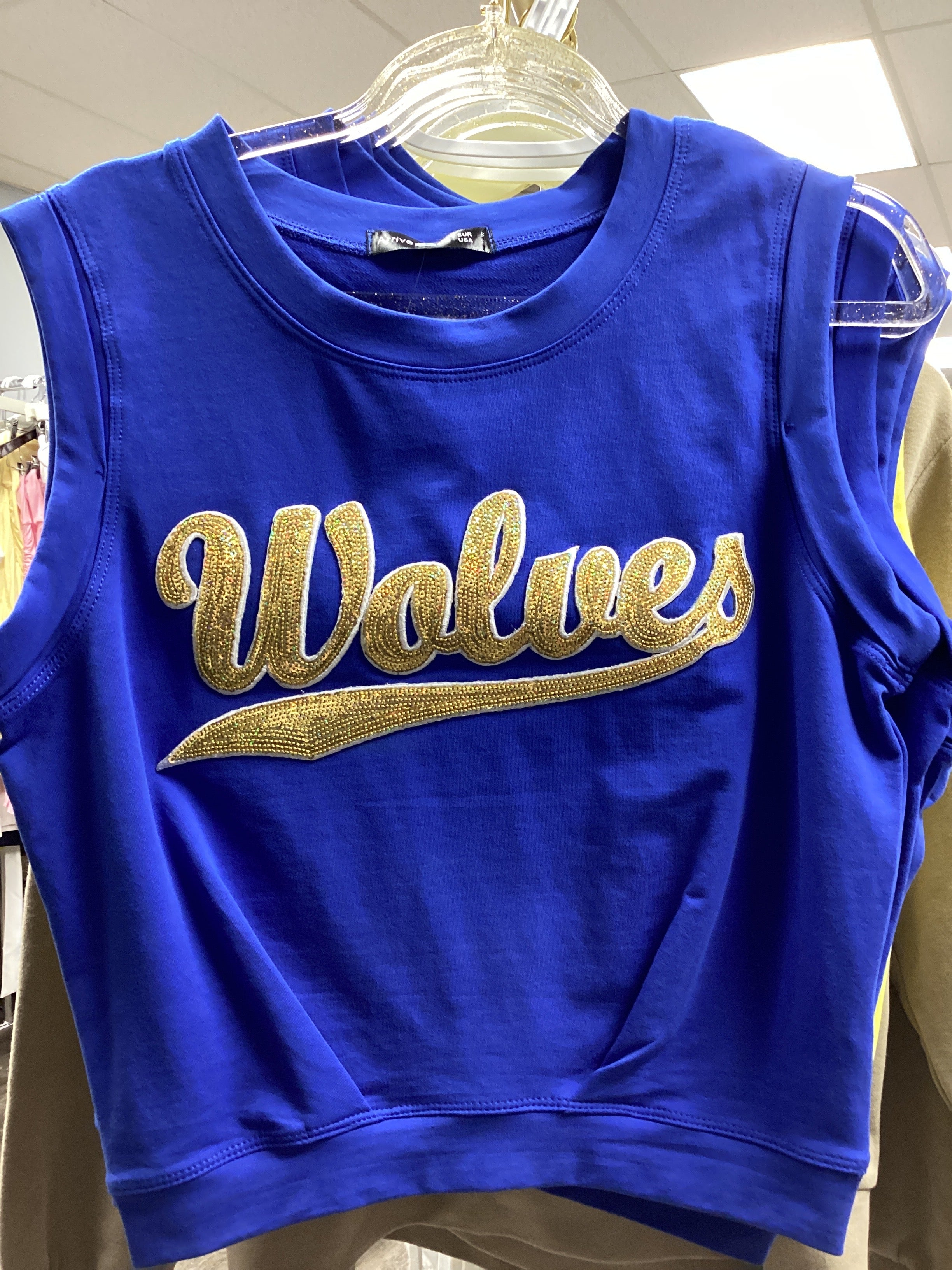*SALE*Wolves yoga cotton top