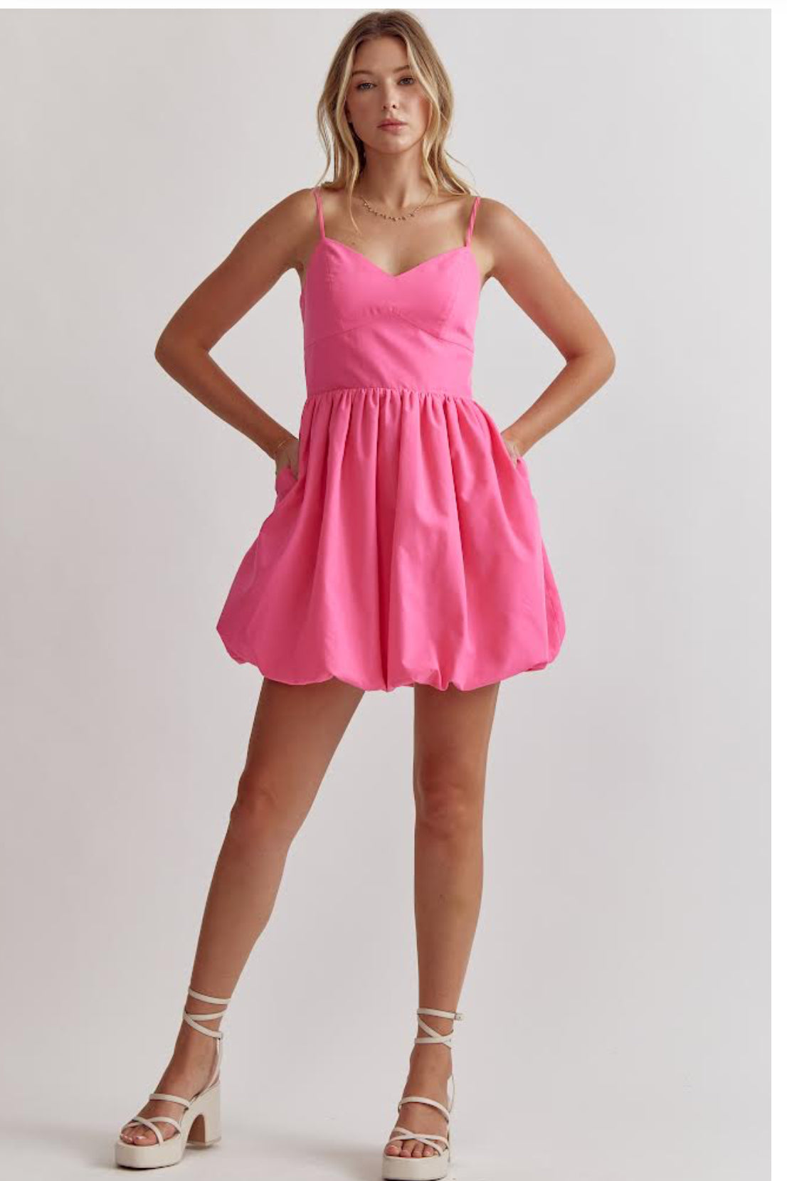 *SALE*. Strapless Dress with Pockets