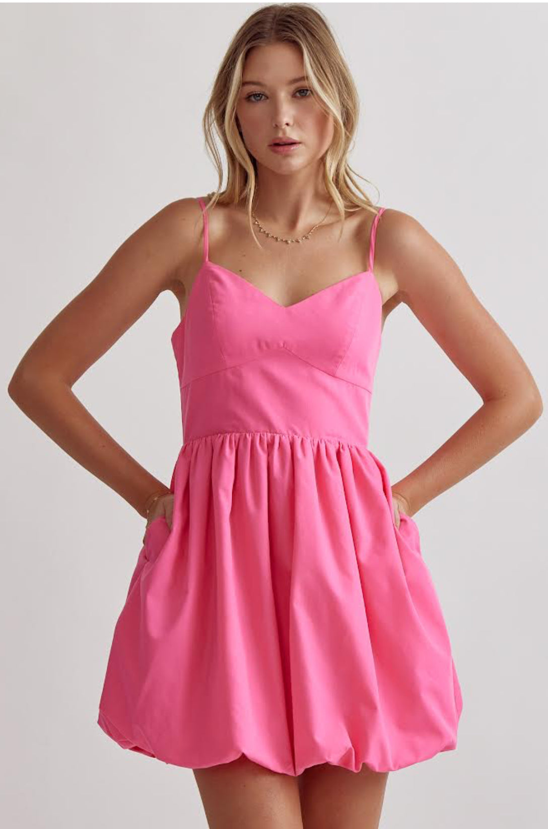 *SALE*. Strapless Dress with Pockets