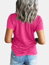 Load image into Gallery viewer, Pocketed V-Neck Short Sleeve T-Shirt