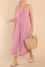 Load image into Gallery viewer, Pocketed Spaghetti Strap V-Neck Jumpsuit