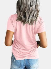 Load image into Gallery viewer, Pocketed V-Neck Short Sleeve T-Shirt