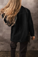 Load image into Gallery viewer, Pocketed Long Sleeve Denim Jacket
