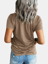 Load image into Gallery viewer, Pocketed V-Neck Short Sleeve T-Shirt