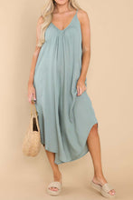 Load image into Gallery viewer, Pocketed Spaghetti Strap V-Neck Jumpsuit