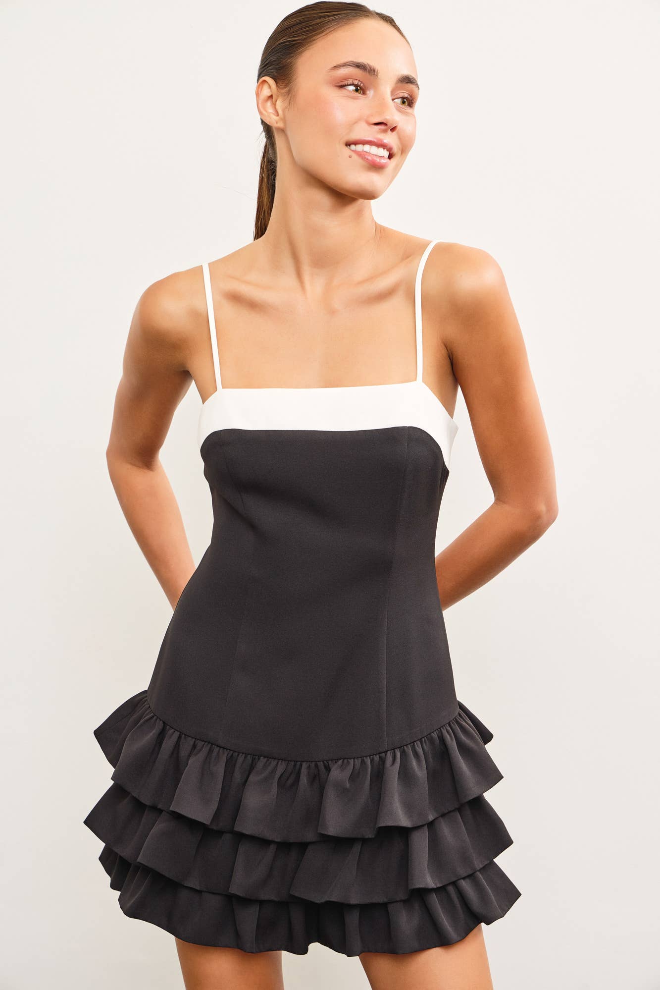 *SALE* Layered cami ruffle dress