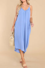 Load image into Gallery viewer, Pocketed Spaghetti Strap V-Neck Jumpsuit