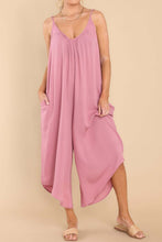 Load image into Gallery viewer, Pocketed Spaghetti Strap V-Neck Jumpsuit