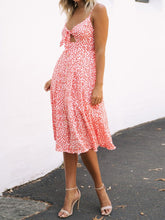 Load image into Gallery viewer, Cutout Smocked Sweetheart Neck Cami Dress