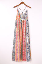 Load image into Gallery viewer, Printed Surplice Spaghetti Strap Dress
