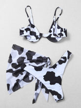 Load image into Gallery viewer, Printed Spaghetti Strap Three-Piece Swim Set