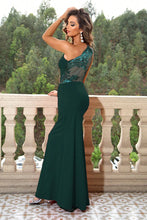 Load image into Gallery viewer, One-Shoulder Sleeveless Maxi Dress