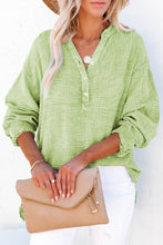 Load image into Gallery viewer, Buttoned Long Sleeve Blouse