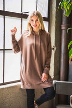 Load image into Gallery viewer, Plus Hoodie Sweatshirt Pullover Tunic Top
