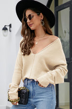 Load image into Gallery viewer, V-Neck Center Seam Sweater