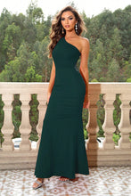 Load image into Gallery viewer, One-Shoulder Sleeveless Maxi Dress