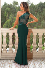 Load image into Gallery viewer, One-Shoulder Sleeveless Maxi Dress