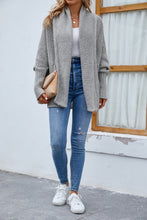 Load image into Gallery viewer, Open Front Long Sleeve Cardigan