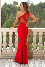 Load image into Gallery viewer, One-Shoulder Sleeveless Maxi Dress