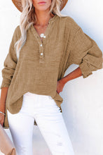 Load image into Gallery viewer, Buttoned Long Sleeve Blouse