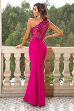 Load image into Gallery viewer, One-Shoulder Sleeveless Maxi Dress
