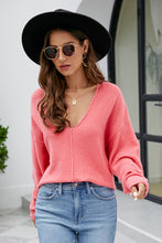 Load image into Gallery viewer, V-Neck Center Seam Sweater