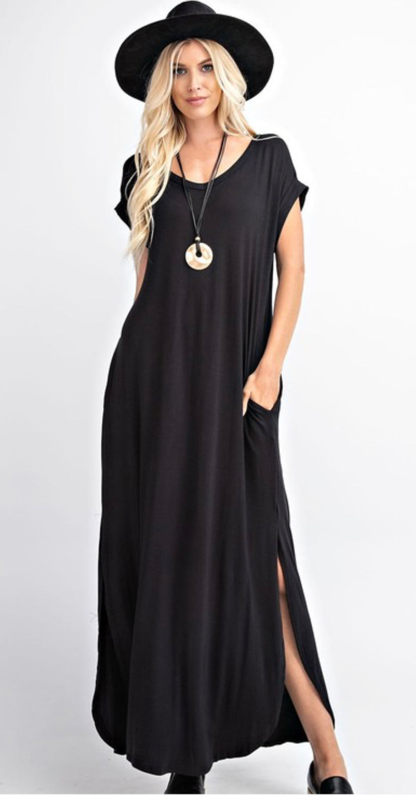 V-Neck Maxi Dress