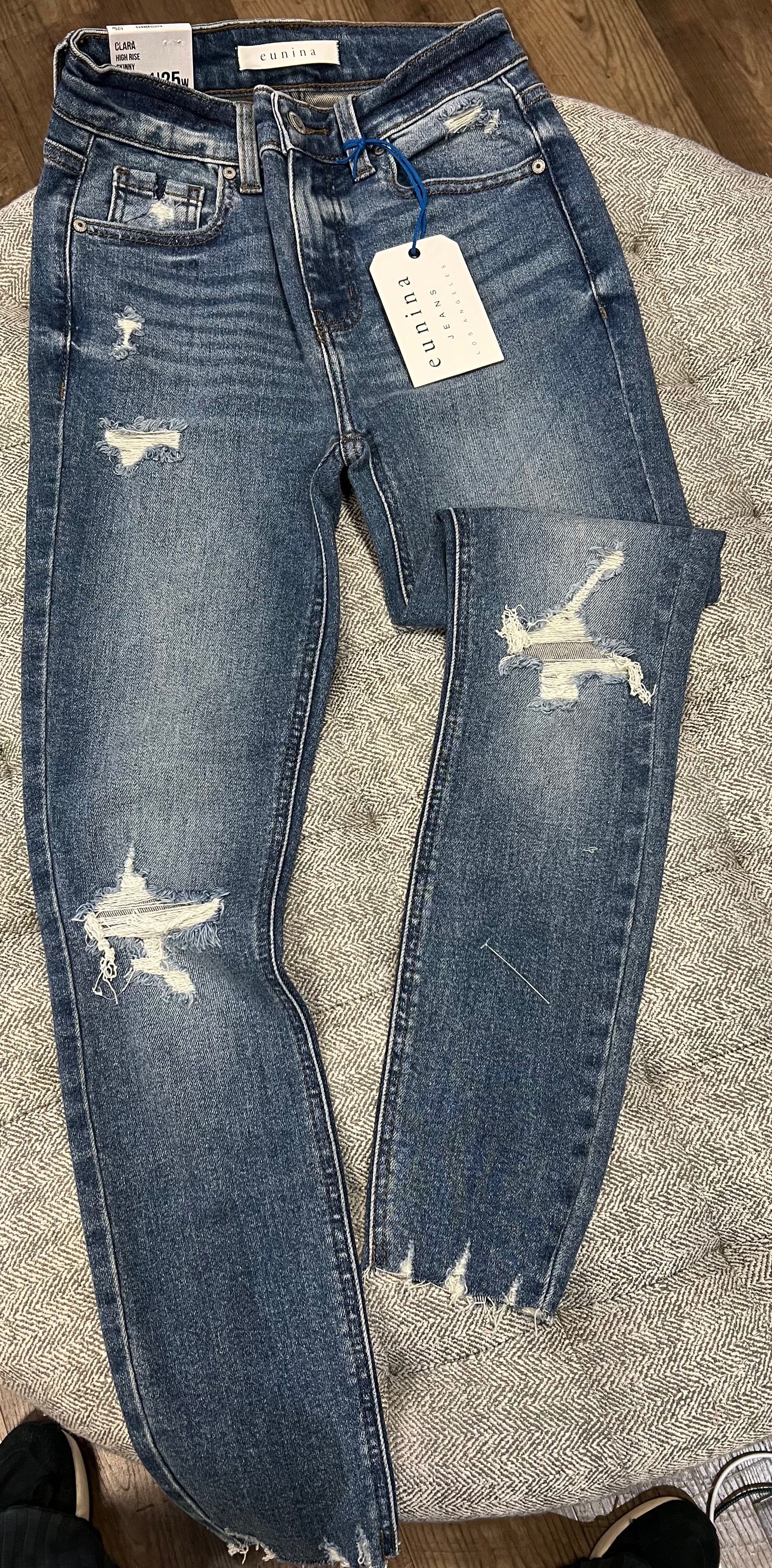*SALE* Clara high rise skinny crop Jeans