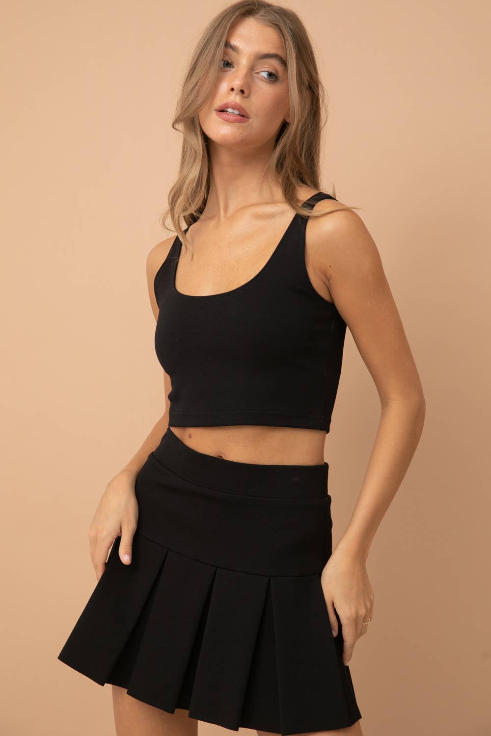 *SALE* SUPER STRETCHY PONTE MINI TENNIS SKIRT
