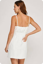 Load image into Gallery viewer, Tailored Button Front Lapel Mini Dress