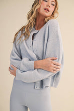 Load image into Gallery viewer, Knit Button Up Cardigan Sweater