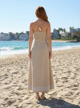 Load image into Gallery viewer, Rope-trim Maxi dress