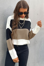 Load image into Gallery viewer, Perfee Longing For Fall Color Block Sweater